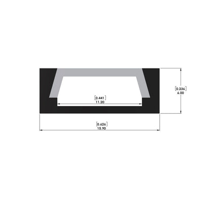 Surface Channel - ALC1007 - LED Channel - Prolume