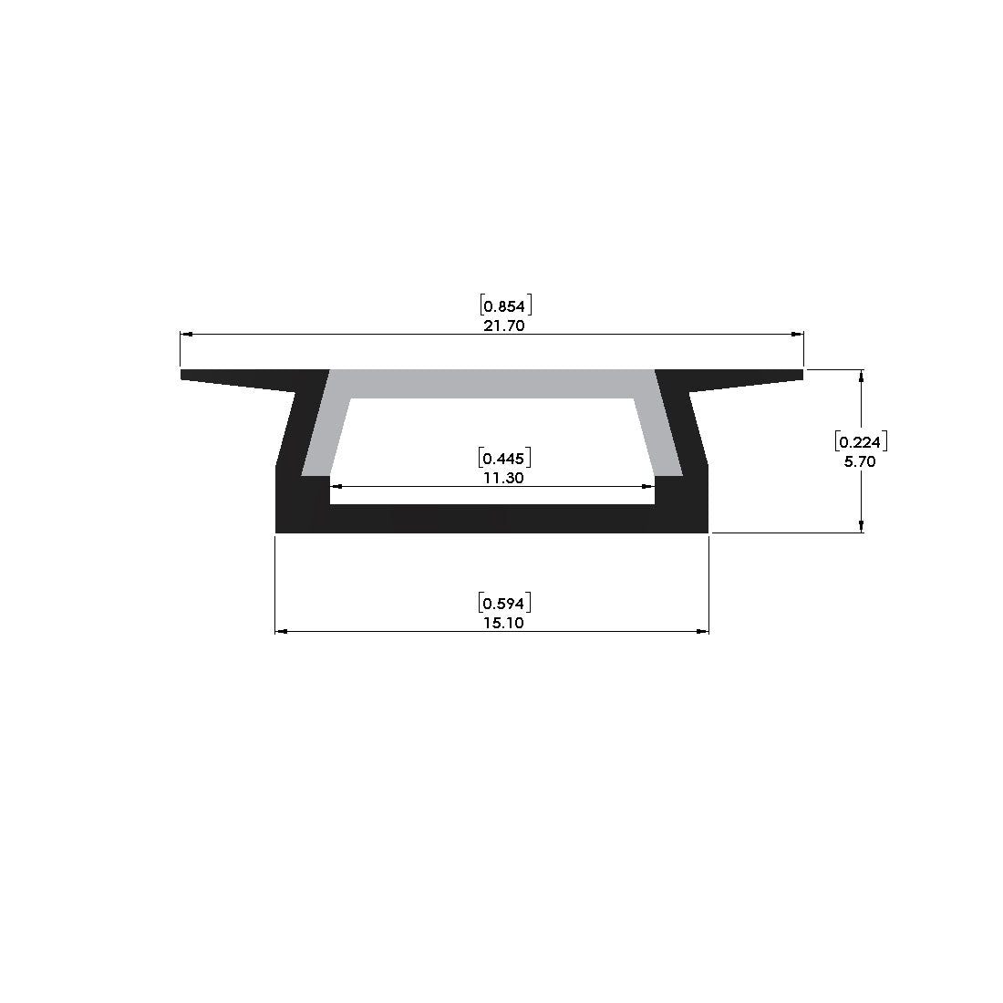 Recessed Channel - ALC1009 - LED Channel - Prolume