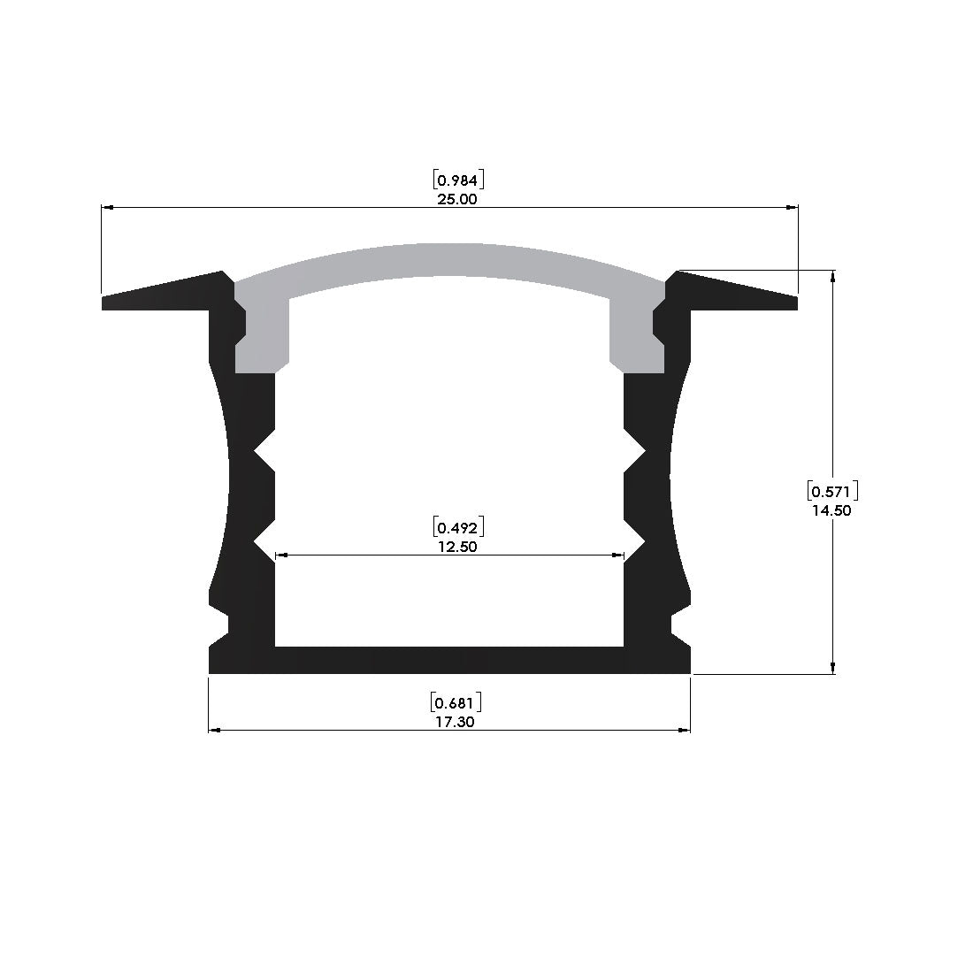 Recessed Channel - ALC1013 - LED Channel - Prolume