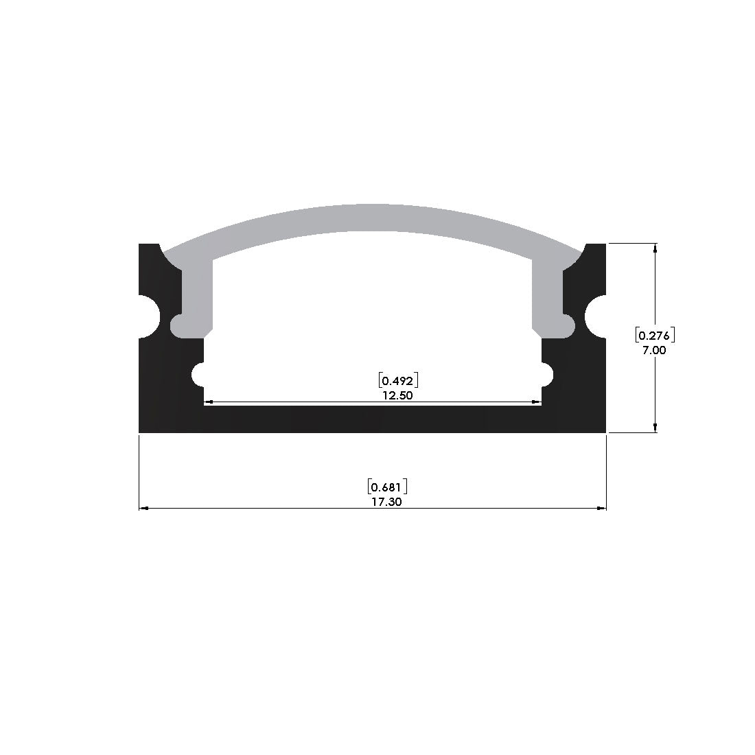 Surface Channel - ALC1016 - LED Channel - Prolume