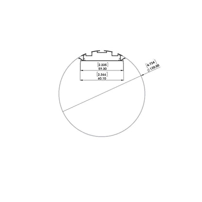 Pendant Channel - ALC1018 - LED Channel - Prolume