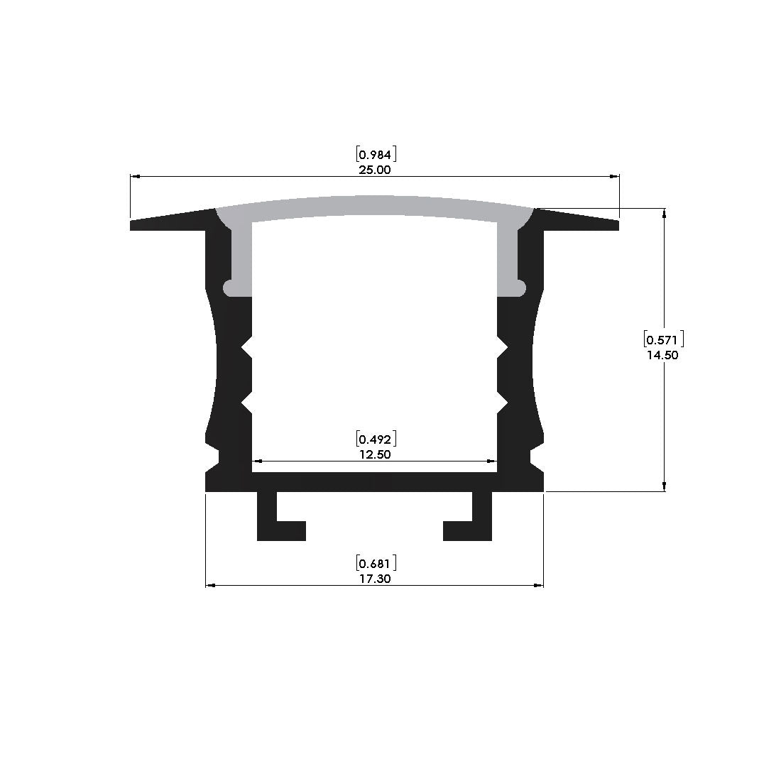 Recessed Channel - ALC1019 - LED Channel - Prolume