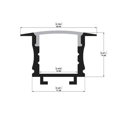 Recessed Channel - ALC1019 - LED Channel - Prolume