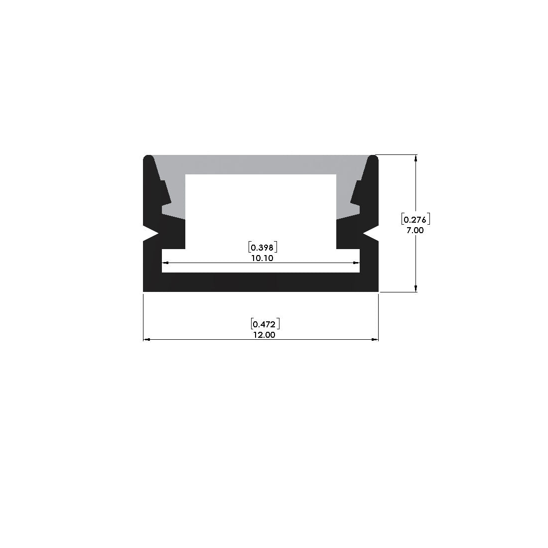 Surface Channel - ALC1020 - LED Channel - Prolume