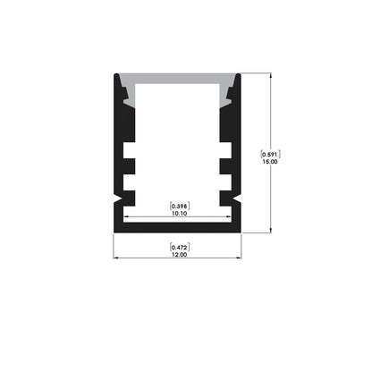 Millwork Channel - ALC1021 - LED Channel - Prolume