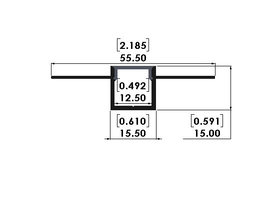 Mud - in Channel - ALC1159 - LED Channel - Prolume